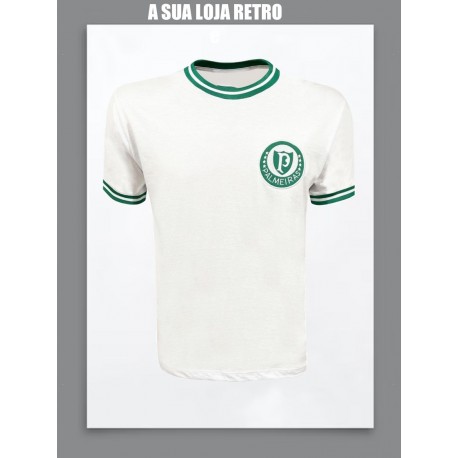 Camisa retrô Palmeiras branca - 1970 