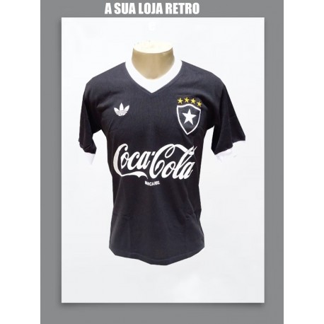Camisa retrô Botafogo 1980 preta