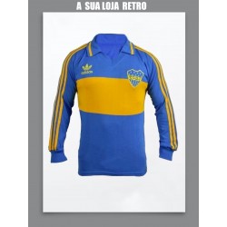 Camisa Retrô Boca Juniors ML 1980 ARG