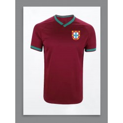 Camisa retrô Portugal grena