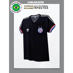 Camisa retrô Bahia logo black 