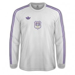 Camisa retrô Anderlecht logo branca 1984 - BEL