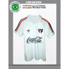 Camisa retro São Paulo Logo Branca coca cola