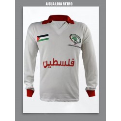 Camisa retrô da Palestina 1980.