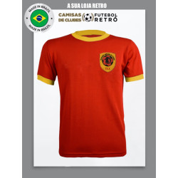 Camisa retrô Angola gola careca 1970