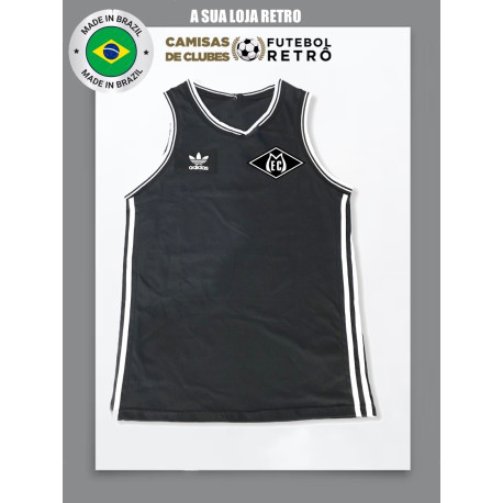 Regata retrô Misto Esporte Clube logo preto