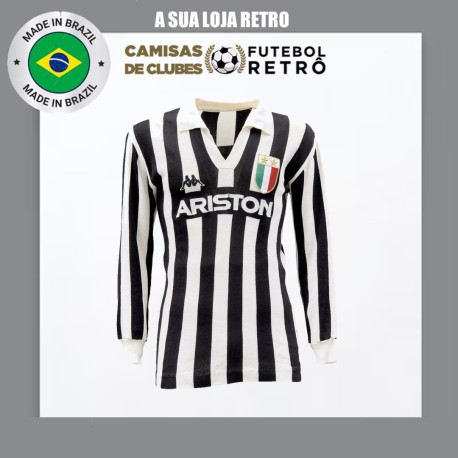 Camisa retrô Juventus Ariston ML- 1982-83