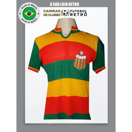 Camisa retrô Sampaio Corrêa Futebol Clube logo listrada