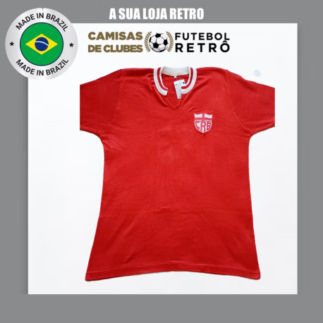 Camisa retrô CRB Gola Chinesa 1970 - AL