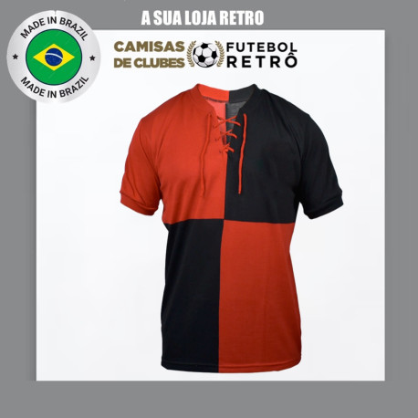 Camisa retrô listrada Branca e Preta