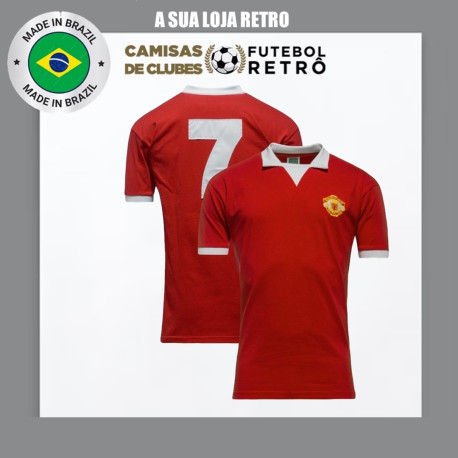 Camisa retrô Manchester United Vezinho 1979 - ENG