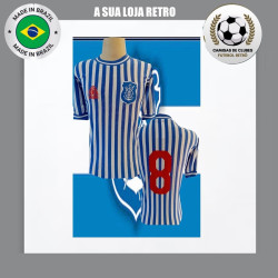 Camisa retrô Olaria Fc listrada Campeao