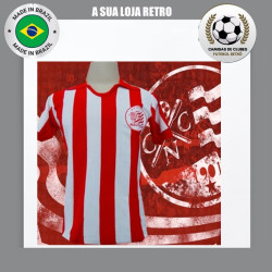 Camisa retrô Náutico Listrada Gola Polo