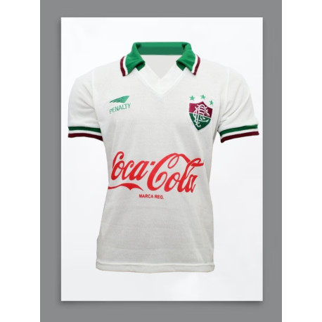 Camisa retrô Fluminense Branca 1987.