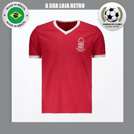 Camisa Retrô nottingham forest vermelha 1979- ENG