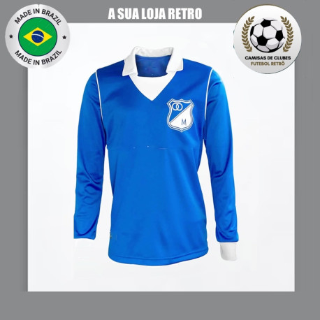 Camisa retrô do Milionarios Bogota ML COL