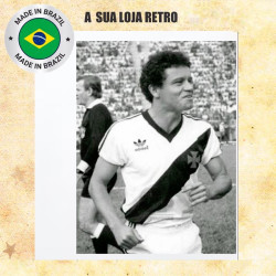 Camisa retrô Vasco branca logo - 1988 