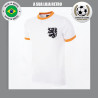 Camisa retrô Holanda Branca - 1974