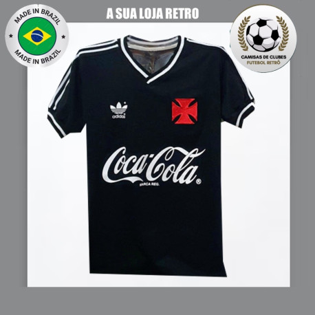 Camisa retrô Vasco Preta Comemorativa