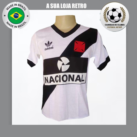 Camisa retrô Vasco Banco Nacional -1984