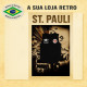 Regata retrô Fc St Pauli preta 1970