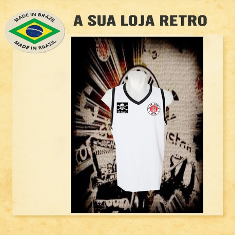 Regata retrô St Pauli branca 1970