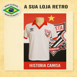 Camisa retrô Paulista de Jundiai -1980
