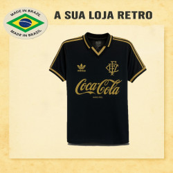 Camisa retrô Vitoria Preta Comemorativa