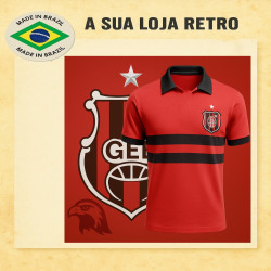 Camisa retrô GEB vermelha - 1950
