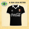 Camisa retrô Santa Cruz Preta Comemorativa Gold Top