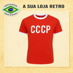 Camisa retrô CCCP vermelha