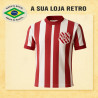 Camisa retrô Bangu listrada gola careca 1970