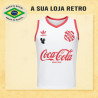 - Regata retrô Bangu branca coca cola 1987