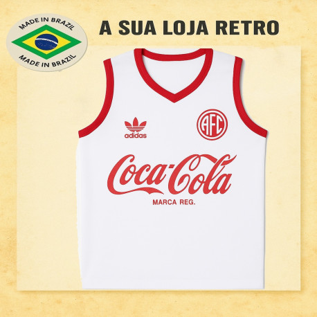Regata retrô branca América RJ