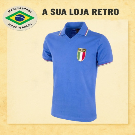 Camisa Retrô da Italia - 1982