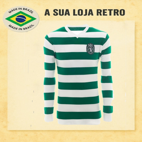 Camisa Retrô Sporting de Portugal ML 1970 - POR