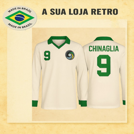 Camisa retrô Cosmos de Nova York Chinaglia