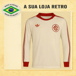 Camisa retrô Internacional branca ML - 1981