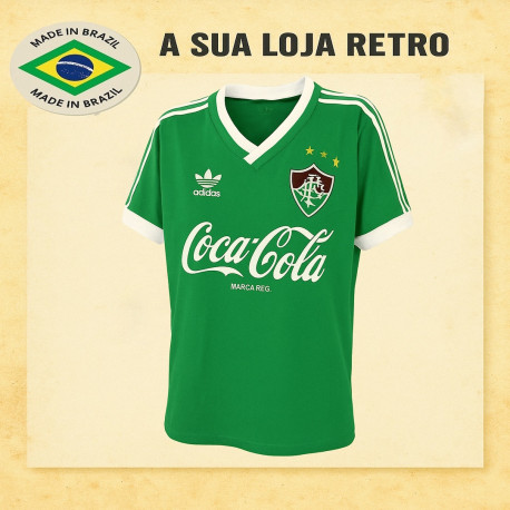 Camisa retrô comemorativa fluminense verde