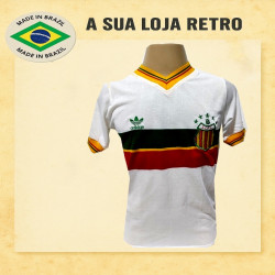 Camisa retrô Sampaio Corrêa Futebol Clube logo branca