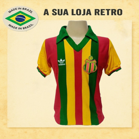 Camisa retrô Sampaio Corrêa Futebol Clube logo listrada