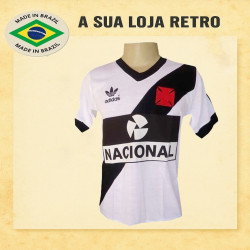 Camisa retrô Vasco Banco Nacional -1984