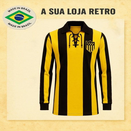 Camisa retrô Penarol cordinha ML - URU