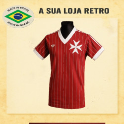 Camisa retrô Malta Listrada