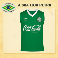 Regata retrô Palmeiras verde 