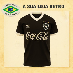 Camisa retrô Botafogo 1980 preta