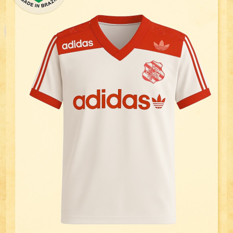 Camisa retrô Bangu branca treino logo 1987