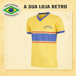 Camisa retrô Equador 1980
