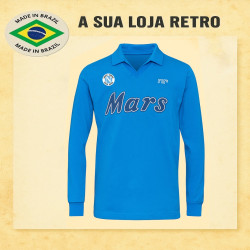 Camisa Retrô Napoli Mars azul ml 1988 - ITA