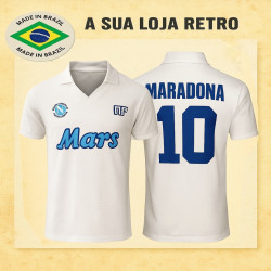 Camisa Retrô Napoli Maradona1988- 89 - ITA